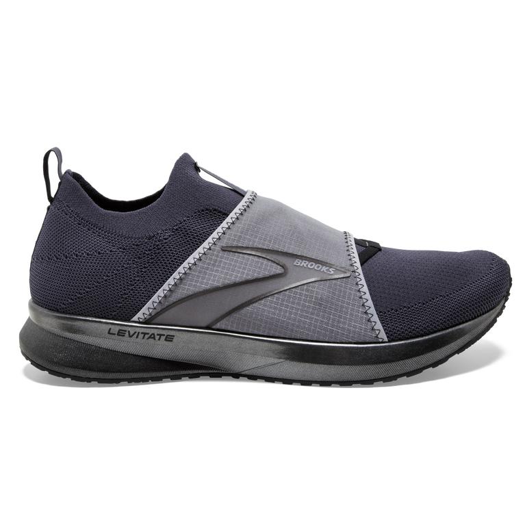 Brooks Men's Levitate 4 LE Road Running Shoes - Grey/Black/Tradewinds (RDXT20938)